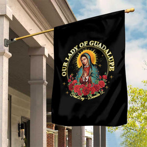 Virgen De Guadalupe Catholic Garden Flag Our Lady Of Guadalupe TS14 Print Your Wear