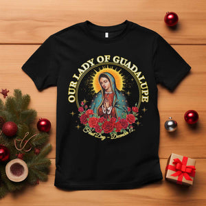 Virgen De Guadalupe Catholic T Shirt Our Lady Of Guadalupe TS14 Black Print Your Wear