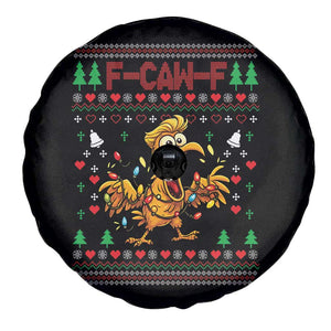 Funny Trump Chicken F Caw F Christmas Spare Tire Cover TS14 Print Your Wear