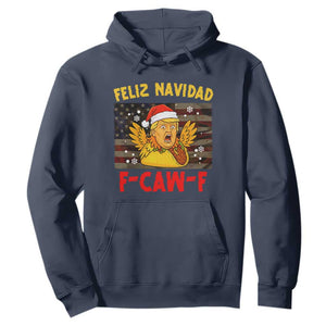 Funny Taco Trump F-Caw-F Christmas Hoodie Feliz Navidad TS14 Navy Print Your Wear