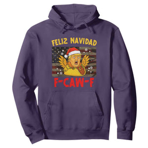 Funny Taco Trump F-Caw-F Christmas Hoodie Feliz Navidad TS14 Purple Print Your Wear
