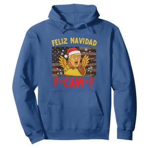 Funny Taco Trump F-Caw-F Christmas Hoodie Feliz Navidad TS14 Royal Blue Print Your Wear