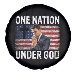 Charlie Kirk Christian Spare Tire Cover One Nation Under God Patriotic Faith TS14 Print Your Wear