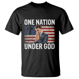 Charlie Kirk Christian T Shirt One Nation Under God Patriotic Faith TS14 Black Print Your Wear