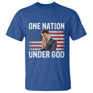 Charlie Kirk Christian T Shirt One Nation Under God Patriotic Faith TS14 Royal Blue Print Your Wear