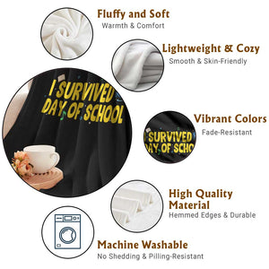 67 Six Seven Meme Throw Blanket Funny Hanukkah School Days TS14 Print Your Wear