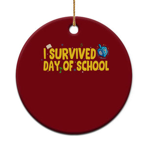 67 Six Seven Meme Ceramic Ornament Funny Hanukkah School Days TS14 1pc Red Print Your Wear