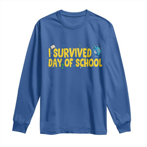 67 Six Seven Meme Long Sleeve Shirt Funny Hanukkah School Days TS14 Royal Blue Print Your Wear