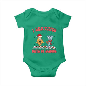 67 Six Seven Christmas Meme Baby Onesie I Survived Days Of School TS14 Irish Green Print Your Wear