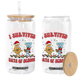 67 Six Seven Christmas Meme Glass Can I Survived Days Of School TS14 Print Your Wear