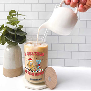 67 Six Seven Christmas Meme Glass Can I Survived Days Of School TS14 Print Your Wear