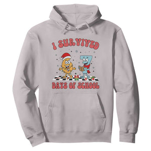67 Six Seven Christmas Meme Hoodie I Survived Days Of School TS14 Ice Gray Print Your Wear