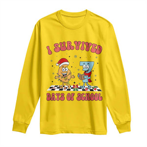 67 Six Seven Christmas Meme Long Sleeve Shirt I Survived Days Of School TS14 Daisy Print Your Wear
