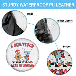 67 Six Seven Christmas Meme Spare Tire Cover I Survived Days Of School TS14 Print Your Wear