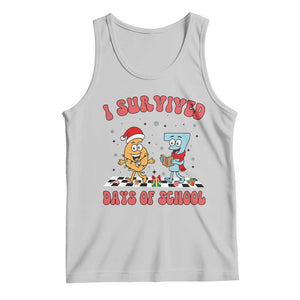 67 Six Seven Christmas Meme Tank Top I Survived Days Of School TS14 Ash Print Your Wear