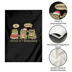 67 Six Seven Christmas Meme Garden Flag Funny Frog Christmas Xmas TS14 Print Your Wear