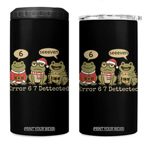 67 Six Seven Christmas Meme 4 in 1 Can Cooler Tumbler Funny Frog Christmas Xmas TS14 One Size: 16 oz Black Print Your Wear