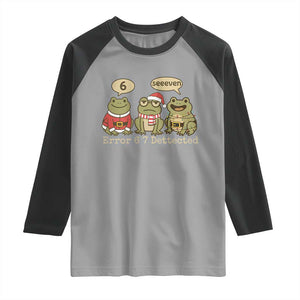 67 Six Seven Christmas Meme Raglan Shirt Funny Frog Christmas Xmas TS14 Sport Gray Black Print Your Wear