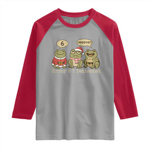 67 Six Seven Christmas Meme Raglan Shirt Funny Frog Christmas Xmas TS14 Sport Gray Red Print Your Wear