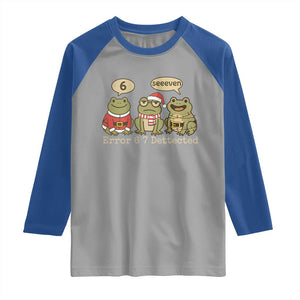 67 Six Seven Christmas Meme Raglan Shirt Funny Frog Christmas Xmas TS14 Sport Gray Royal Print Your Wear