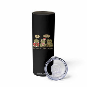 67 Six Seven Christmas Meme Skinny Tumbler Funny Frog Christmas Xmas TS14 Print Your Wear