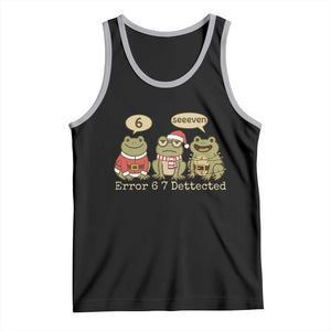 67 Six Seven Christmas Meme Tank Top Funny Frog Christmas Xmas TS14 Black Athletic Heather Print Your Wear