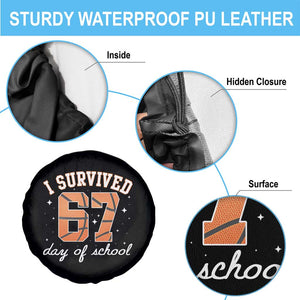 67 Six Seven Meme Spare Tire Cover I Survived Days Of School TS14 Print Your Wear