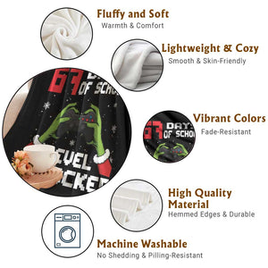 67 Six Seven Christmas Meme Throw Blanket Funny Elf Hand Video Game Xmas TS14 Print Your Wear