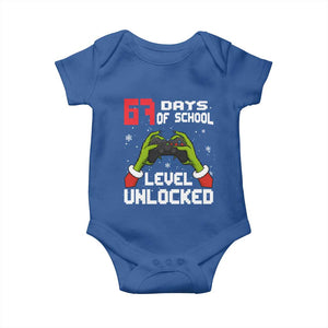 67 Six Seven Christmas Meme Baby Onesie Funny Elf Hand Video Game Xmas TS14 Royal Blue Print Your Wear