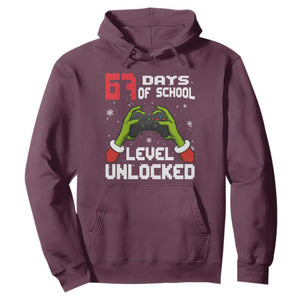 67 Six Seven Christmas Meme Hoodie Funny Elf Hand Video Game Xmas TS14 Maroon Print Your Wear