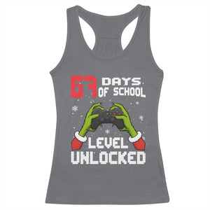 67 Six Seven Christmas Meme Racerback Tank Top Funny Elf Hand Video Game Xmas TS14 Charcoal Print Your Wear