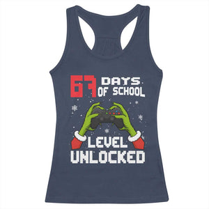 67 Six Seven Christmas Meme Racerback Tank Top Funny Elf Hand Video Game Xmas TS14 Navy Print Your Wear