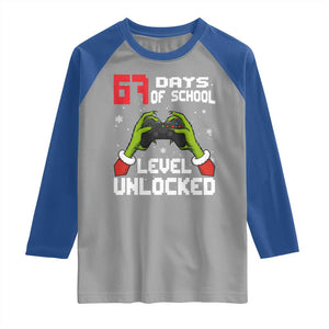 67 Six Seven Christmas Meme Raglan Shirt Funny Elf Hand Video Game Xmas TS14 Sport Gray Royal Print Your Wear
