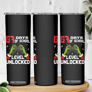 67 Six Seven Christmas Meme Skinny Tumbler Funny Elf Hand Video Game Xmas TS14 Print Your Wear