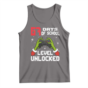 67 Six Seven Christmas Meme Tank Top Funny Elf Hand Video Game Xmas TS14 Deep Heather Print Your Wear