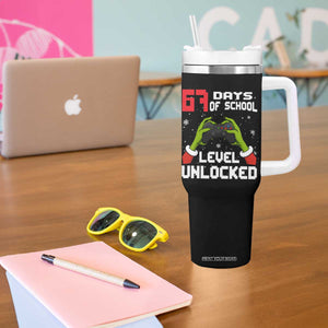 67 Six Seven Christmas Meme Tumbler With Handle Funny Elf Hand Video Game Xmas TS14 Print Your Wear