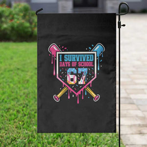 I Survived 67 Days Of School Baseball Ice Cream Garden Flag Funny Christmas Six Seven Meme TS14 Print Your Wear