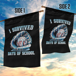 I Survived 67 Days Of School Baseball Glove Ice Cream Garden Flag Funny Christmas Six Seven Meme TS14 Print Your Wear