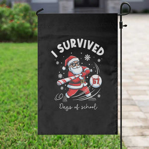 I Survived 67 Days Of School Baseball Santa Garden Flag Funny Christmas Six Seven Meme TS14 Print Your Wear