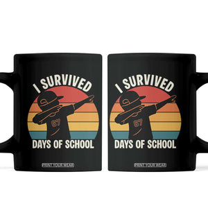I Survived 67 Days Of School Coffee Mug Funny Boys Kids TS14 Black Print Your Wear
