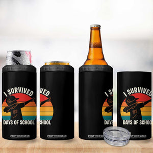 I Survived 67 Days Of School 4 in 1 Can Cooler Tumbler Funny Boys Kids TS14 Print Your Wear
