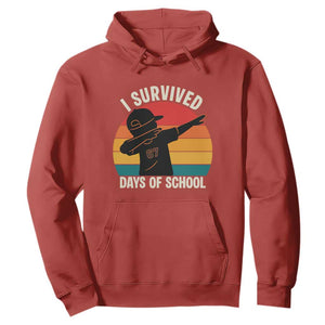 I Survived 67 Days Of School Hoodie Funny Boys Kids TS14 Red Print Your Wear
