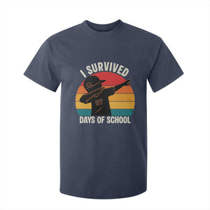 I Survived 67 Days Of School T Shirt For Kid Funny Boys Kids TS14 Navy Print Your Wear