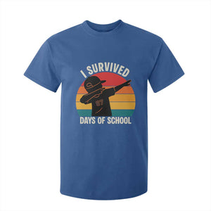 I Survived 67 Days Of School T Shirt For Kid Funny Boys Kids TS14 Royal Blue Print Your Wear