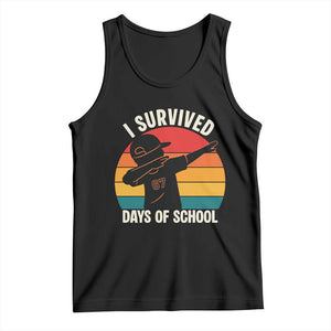 I Survived 67 Days Of School Tank Top Funny Boys Kids TS14 Black Print Your Wear