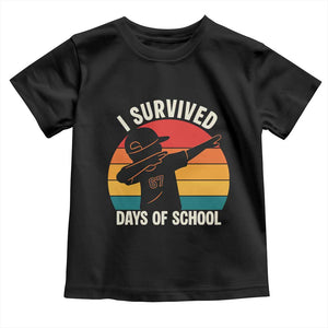 I Survived 67 Days Of School Toddler T Shirt Funny Boys Kids TS14 Black Print Your Wear