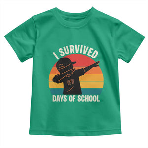 I Survived 67 Days Of School Toddler T Shirt Funny Boys Kids TS14 Irish Green Print Your Wear