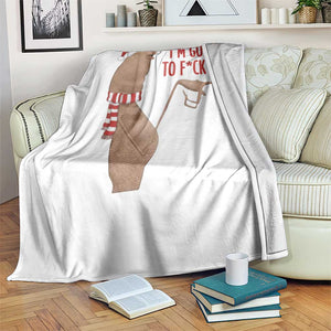 Marcus The Worm Christmas Meme Throw Blanket I Am Going To Fck You TS14 Print Your Wear