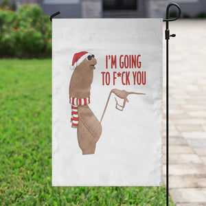 Marcus The Worm Christmas Meme Garden Flag I Am Going To Fck You TS14 Print Your Wear