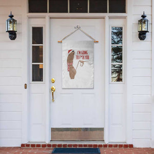 Marcus The Worm Christmas Meme Garden Flag I Am Going To Fck You TS14 Print Your Wear